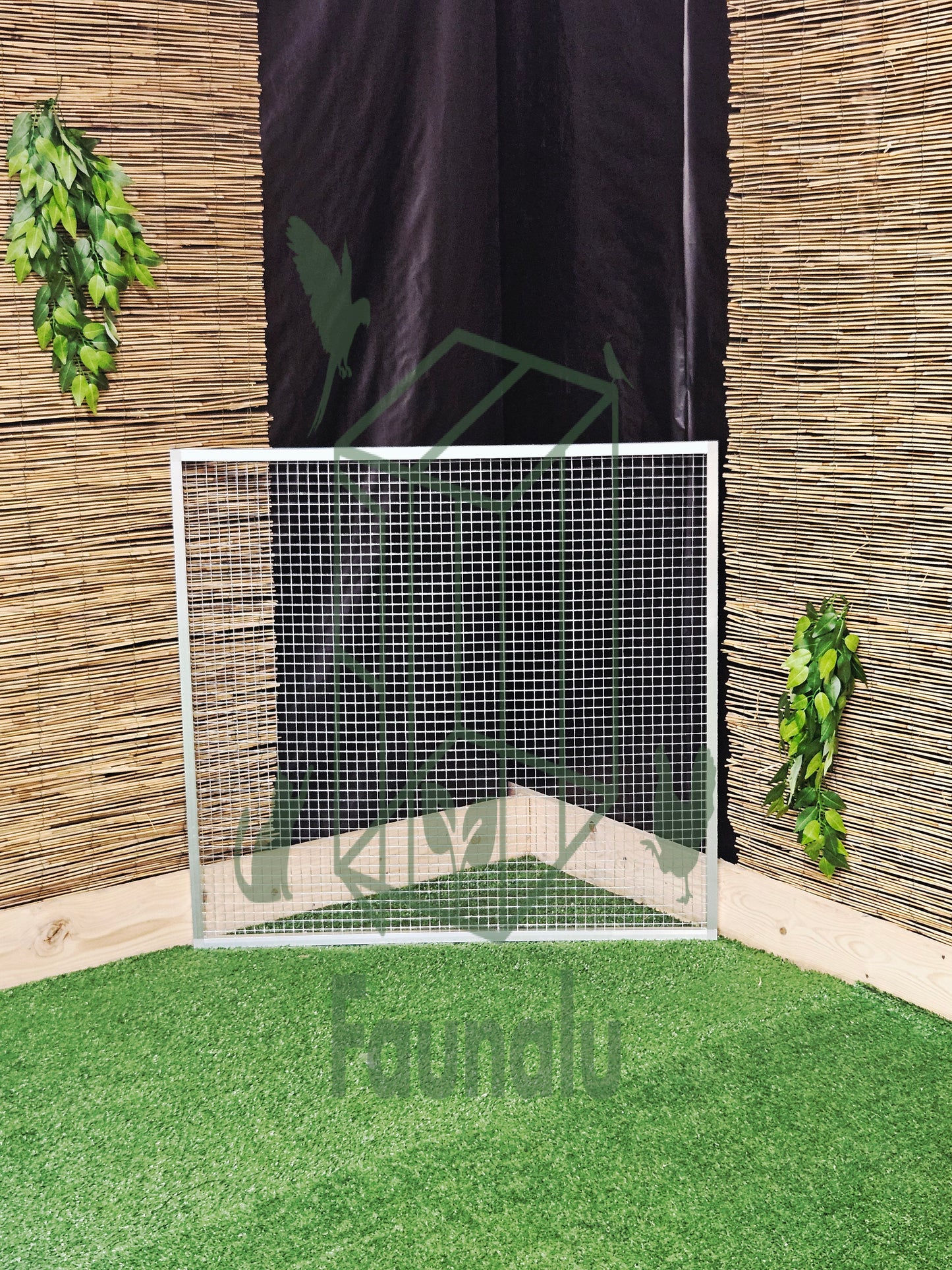 Panneau de Volière/Chatterie Aluminium Montées 97x102 cm – Robuste, Résistant Extérieur