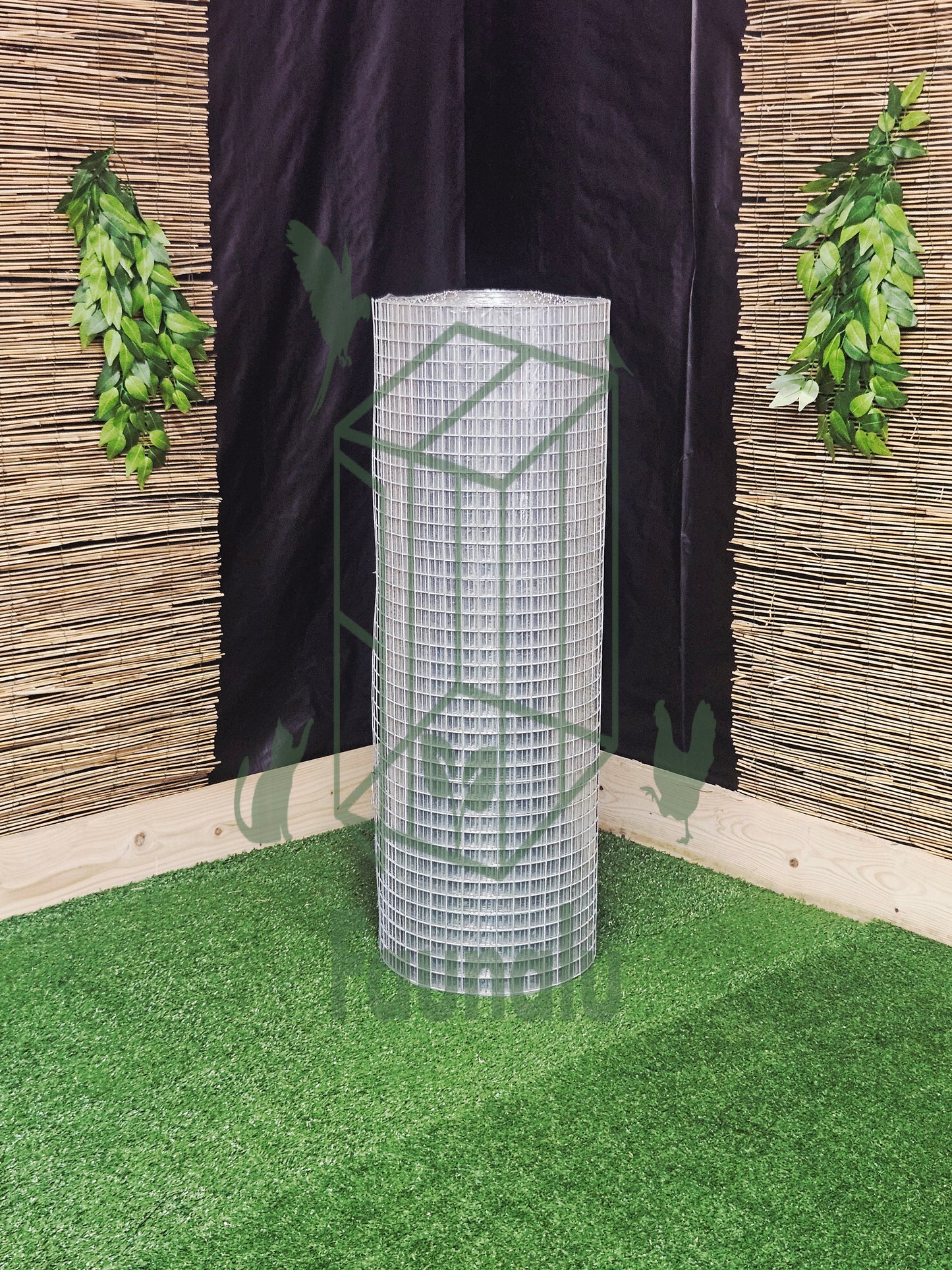 Grillage Électro-Soudé Galvanisé 25x25mm - Rouleau 1m x 25m - Fil 2.05 mm Premium