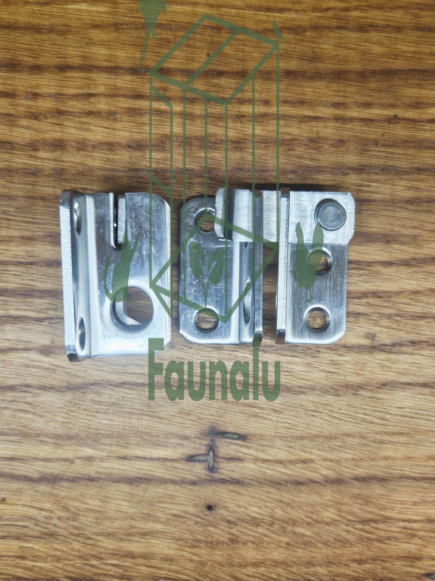 Verrou Inox avec Porte-Cadenas 45 x 40 mm