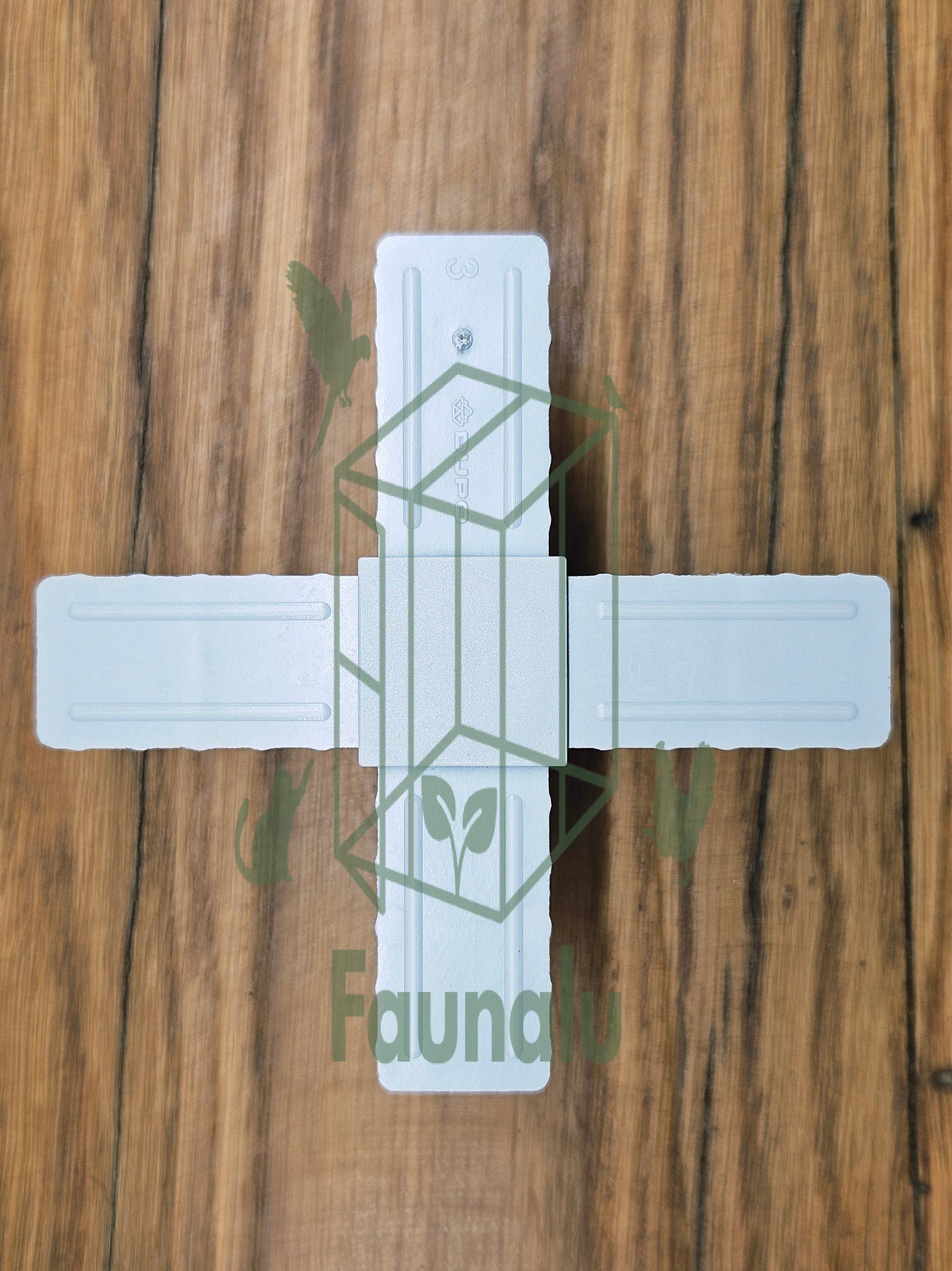 Embout de Jonction 4WF pour Tube Aluminium 20x20mm