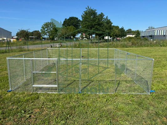 Parc à pâturage aluminium 4x4m – Bébés oies et canards