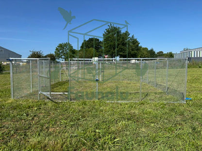 Parc à pâturage aluminium 4x4m – Bébés oies et canards