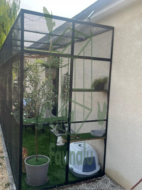 Catio Aluminium Noir