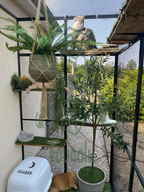Catio Aluminium Noir
