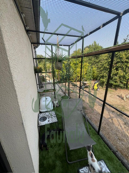 Catio Aluminium Noir