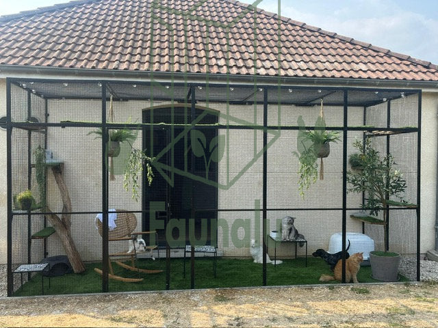 Catio Aluminium Noir