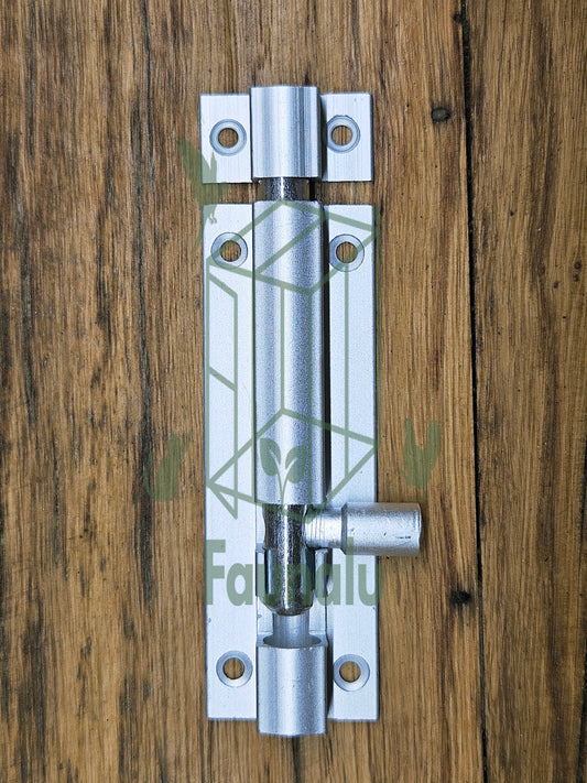 Verrou de Porte en Aluminium 75x25mm - Loquet de Sécurité