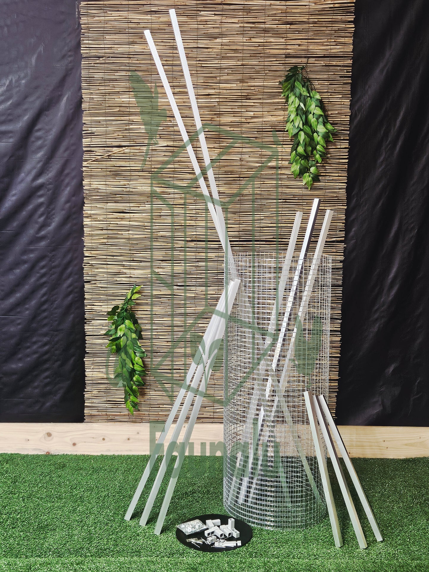 Panneau Porte Volière/Chatterie Aluminium  en kit 200x102 cm – Robuste, Résistant Extérieur