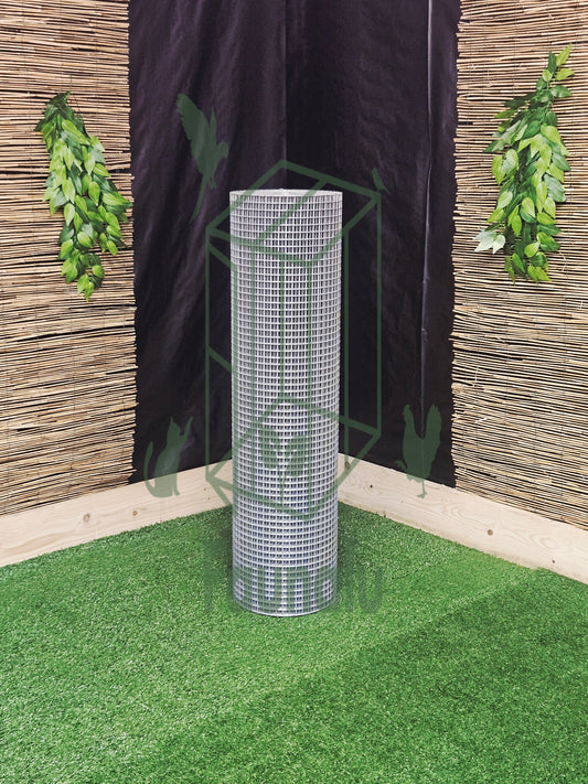 Grillage Électro-Soudé Galvanisé 19x19mm - Rouleau 1m x 25m - Fil 1.05mm