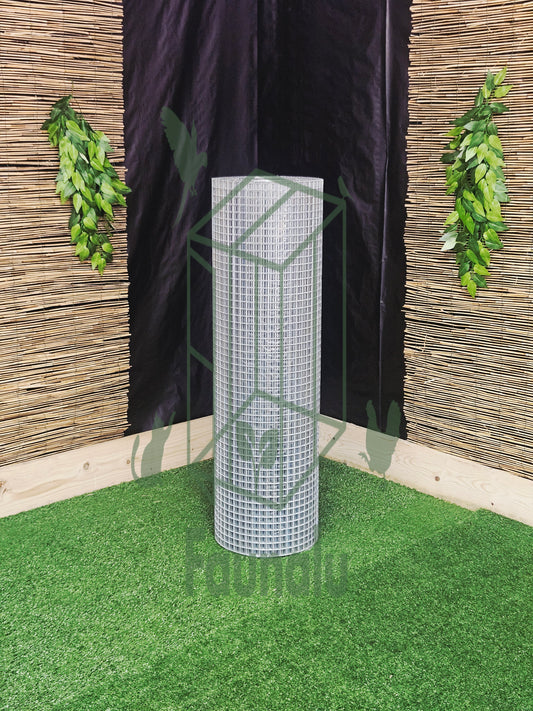 Grillage Électro-Soudé Galvanisé 19x19mm - Rouleau 1m x 25m - Fil 1.45mm Premium