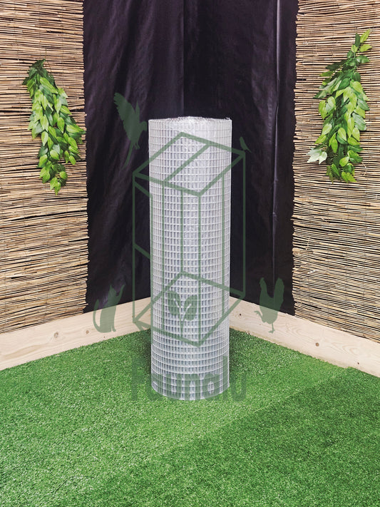 Grillage Électro-Soudé Galvanisé 13x25mm - Rouleau 1m x 25m - Fil 1.45mm Premium