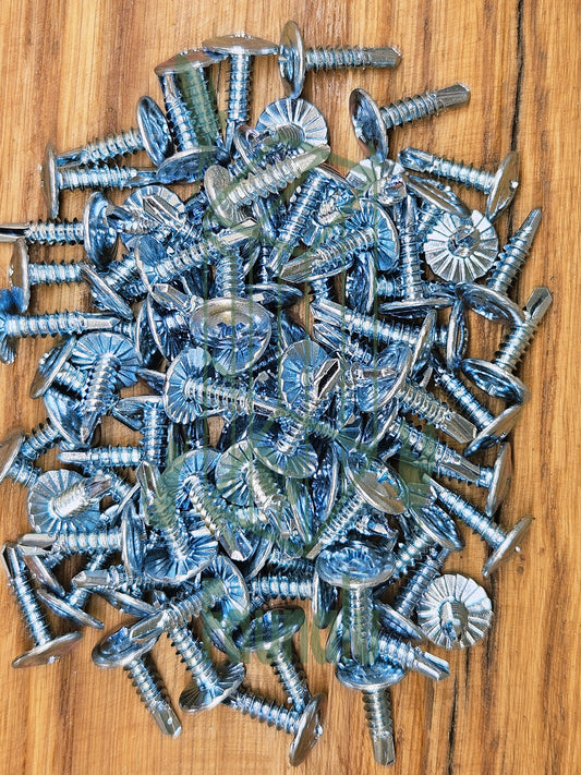 Vis Auto-Perforantes 4.2x16mm Tête 11mm - Lot de 50